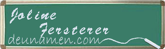 Joline Fersterer Visitenkarte